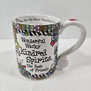 Kindred Spirits Best Friends Suzy Toronto Collectors Coffee Mug Heart Handle